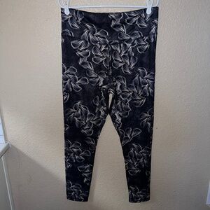 Women's Champion Floral Leggings / Black / Size XXL